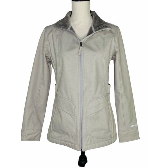 Free Country Jacket Women's Small Soft Shell Gray Full Zip Up With Pockets - Picture 1 of 7